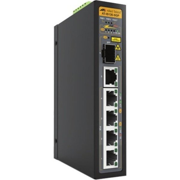 Allied Telesis Is130 Series Industrial Unmanaged Layer 2 Switches AT-IS130-6GP-80